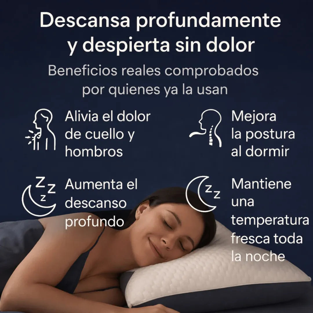 🎁 Pack 2x1 Relaxum - Almohada Ortopédica