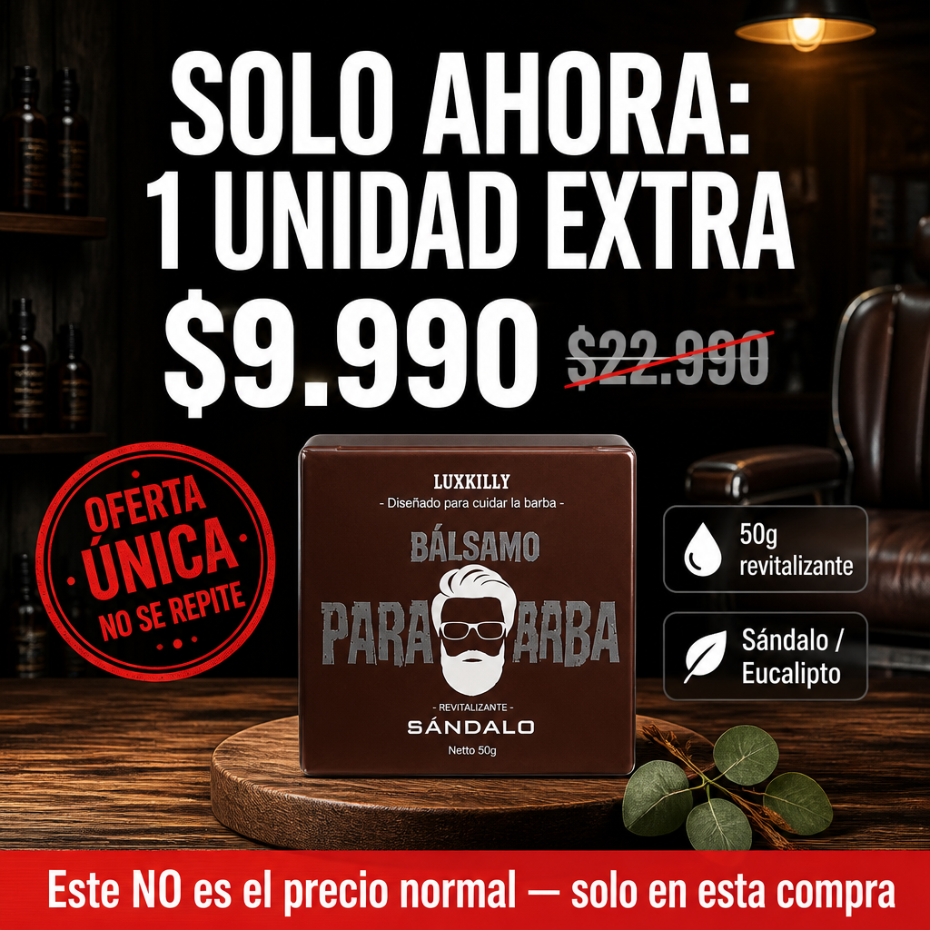 Balsamo para Barba Unidad Extra - oferta
