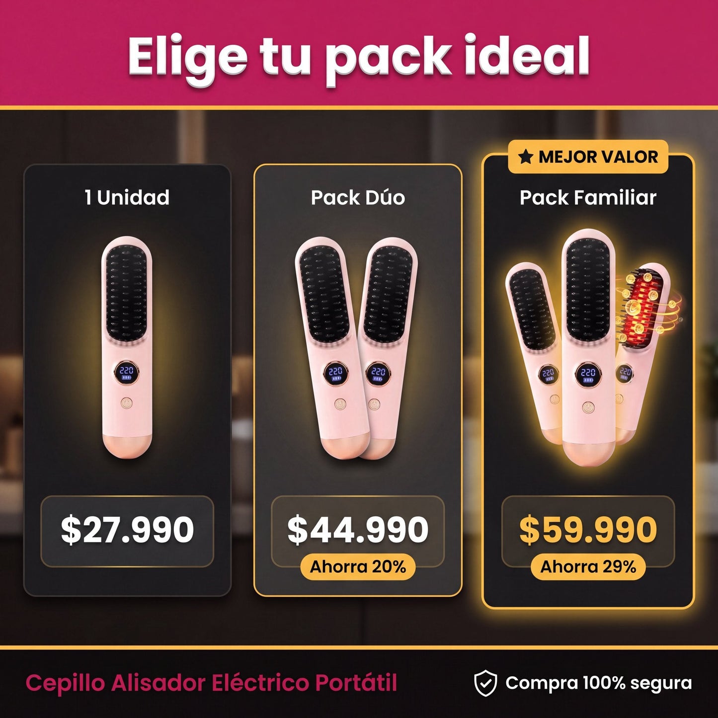 Oferta packs cepillo