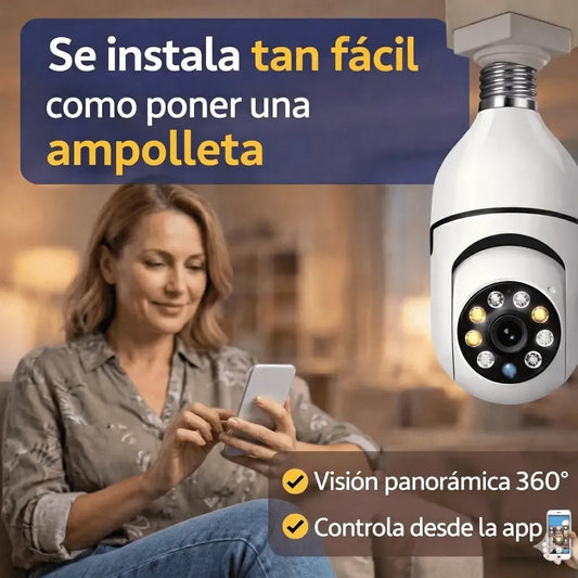 Cam360Pro - Cámara de Seguridad HD WIFI