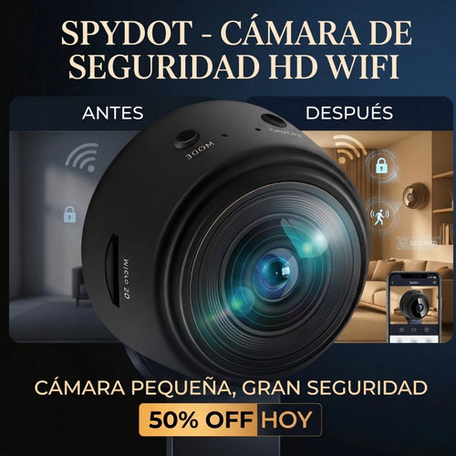 SpyDot - Cámara de Seguridad HD WIFI