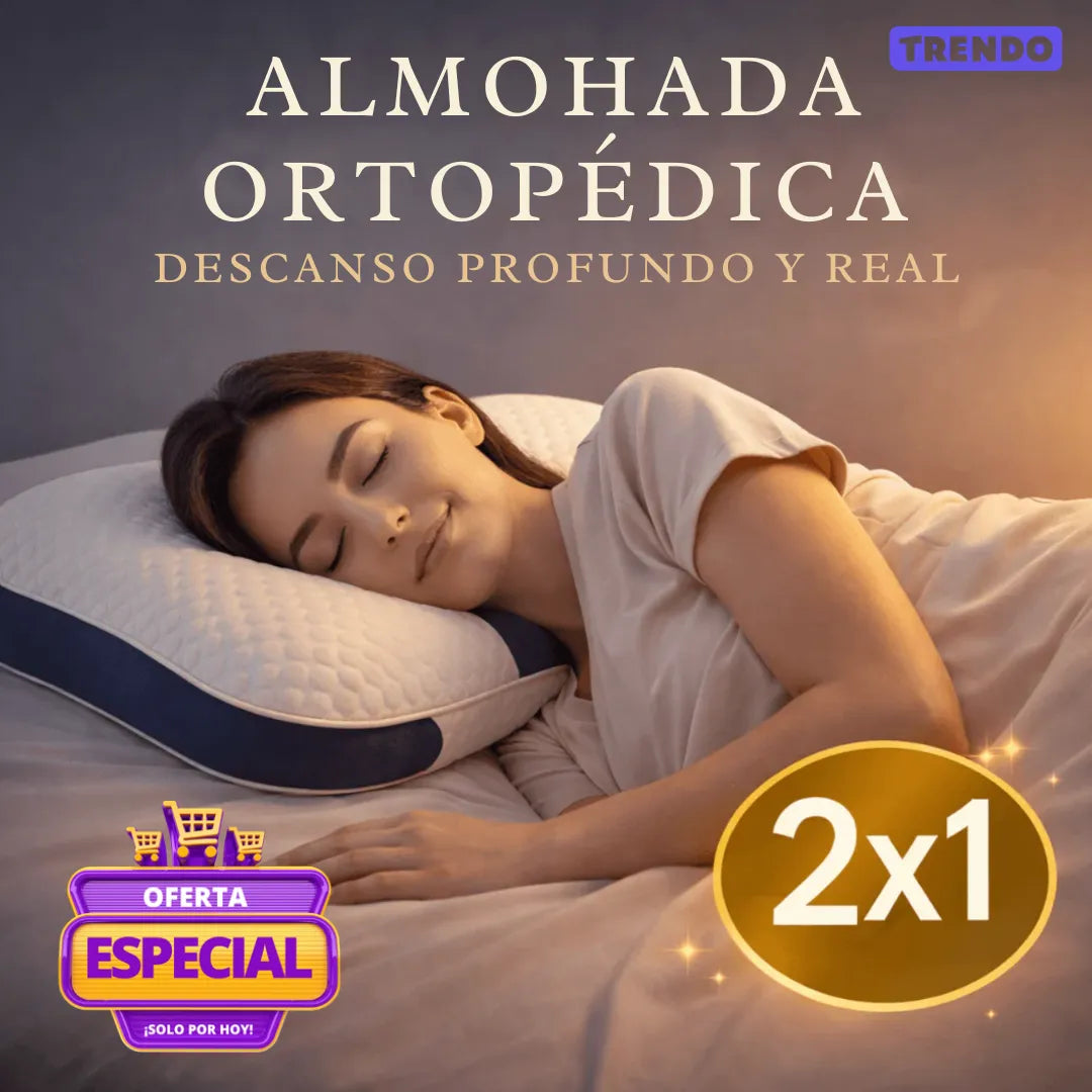 🎁 Pack 2x1 Relaxum - Almohada Ortopédica