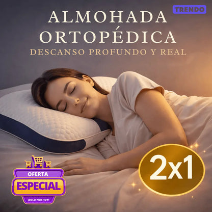 🎁 Pack 2x1 Relaxum - Almohada Ortopédica