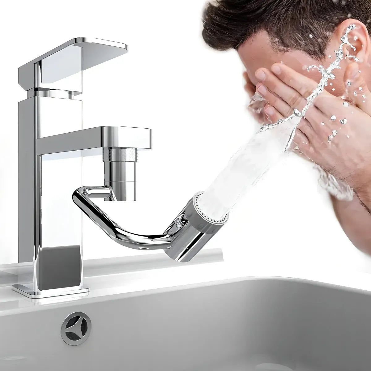 AquaFlex - Adaptador 360° para lavamanos