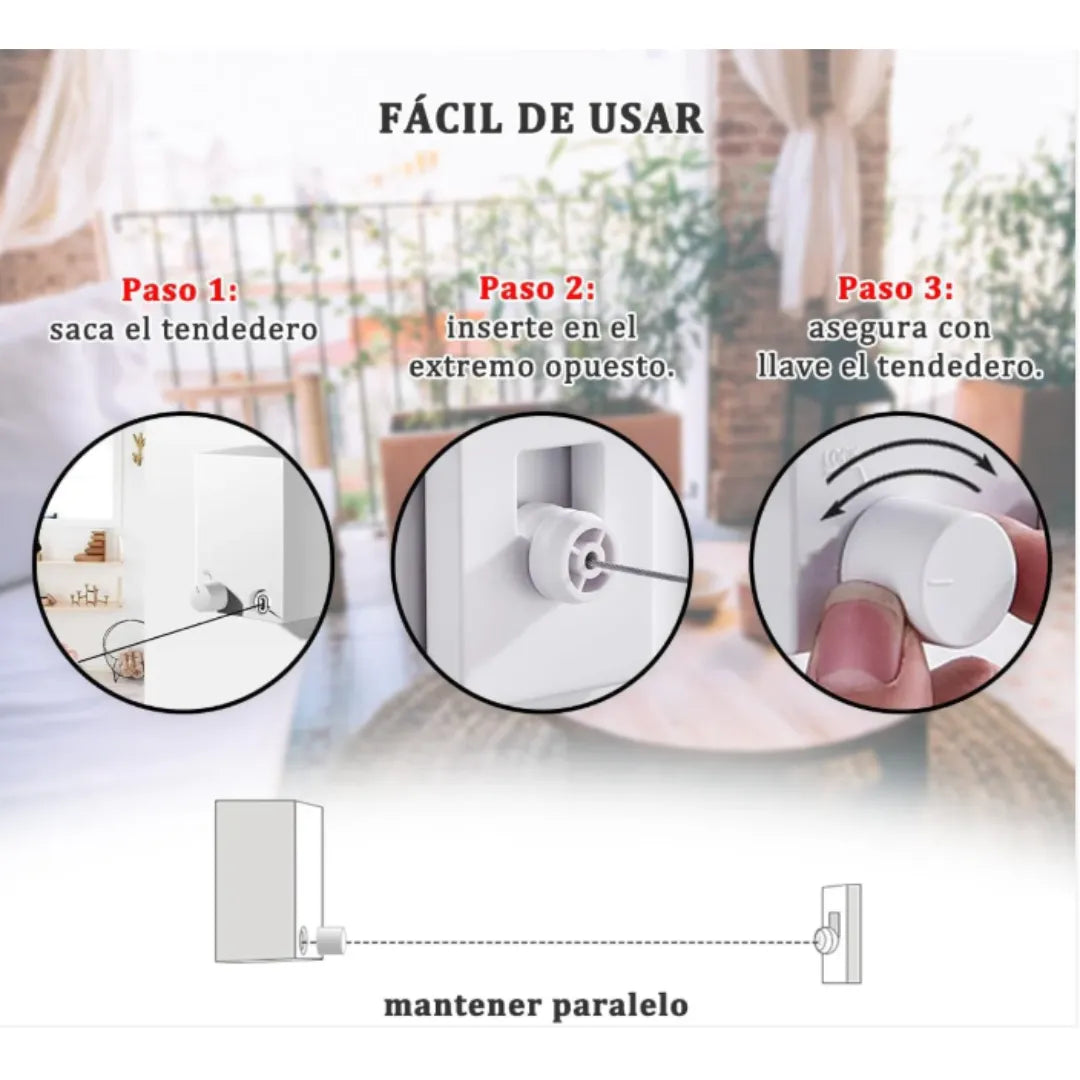 Colgador Portátil - Cuelga y seca tu ropa sin ocupar espacio extra