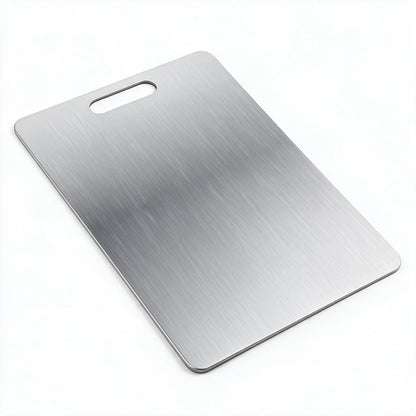 Tabla de picar de acero inoxidable 34 x 23 cm