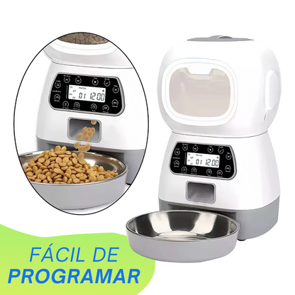 Alimentador Automático Perros y Gatos - 3.5 Kgs - ¡Clientes Frecuentes!
