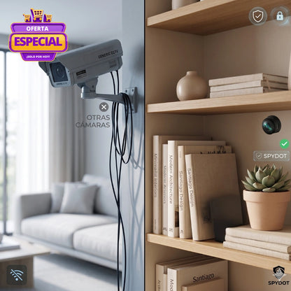 SpyDot - Cámara de Seguridad HD WIFI