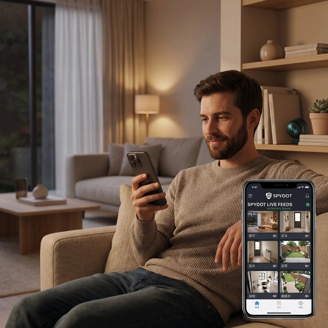 SpyDot - Cámara de Seguridad HD WIFI