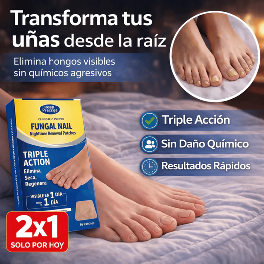 🎁 Pack 2x1 Fungal Nail - Elimina hongos mientras duermes