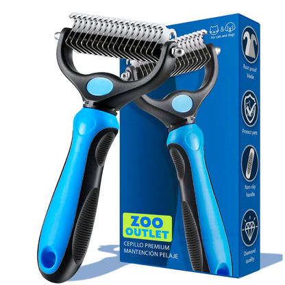 Cepillo Pelaje Premium - ZooDog© 🇺🇸 - ¡Clientes Frecuentes!