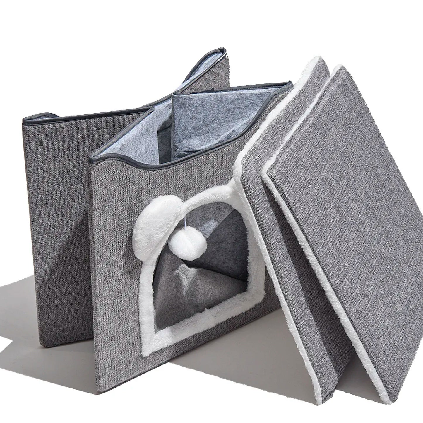 Casa Premium con Rascador para Gatos + Envío Gratis