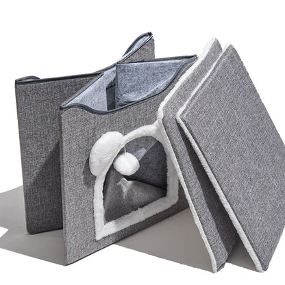 Casa Premium con Rascador para Gatos + Envío Gratis