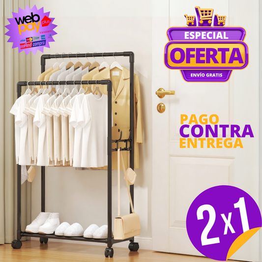 Perchero Movil con Ruedas