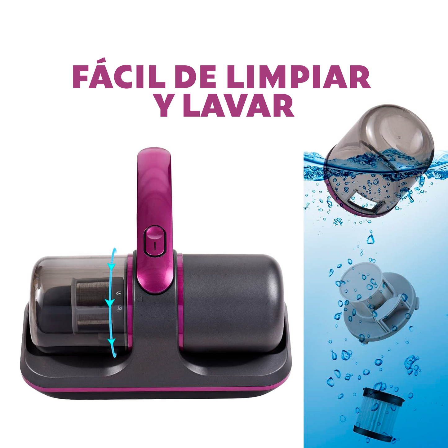 Aspiraclean – Elimina ácaros y bacterias en minutos