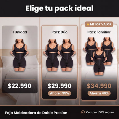 Packs: 1 unidad $22.990, 2 unidades $29.990, 3 unidades $34.990