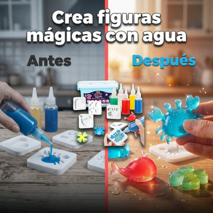 Kit Magic Water Elf - figuras con agua