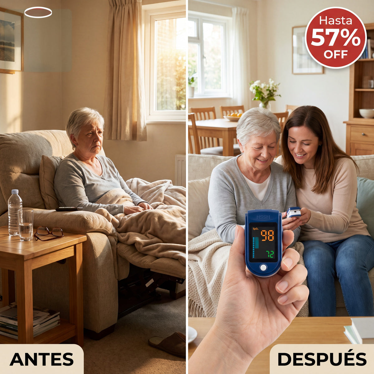 Oxímetro de pulso: tranquilidad para la familia