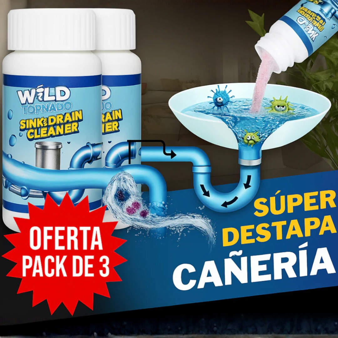 Wild Tornado - Destapador de Cañerias