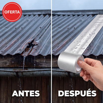 Cinta Tapa Goteras - antes y despues oferta