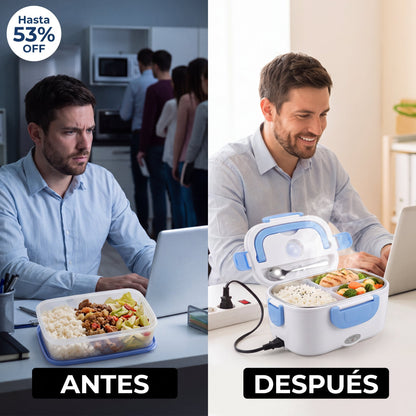 Chao fila del microondas - antes y después
