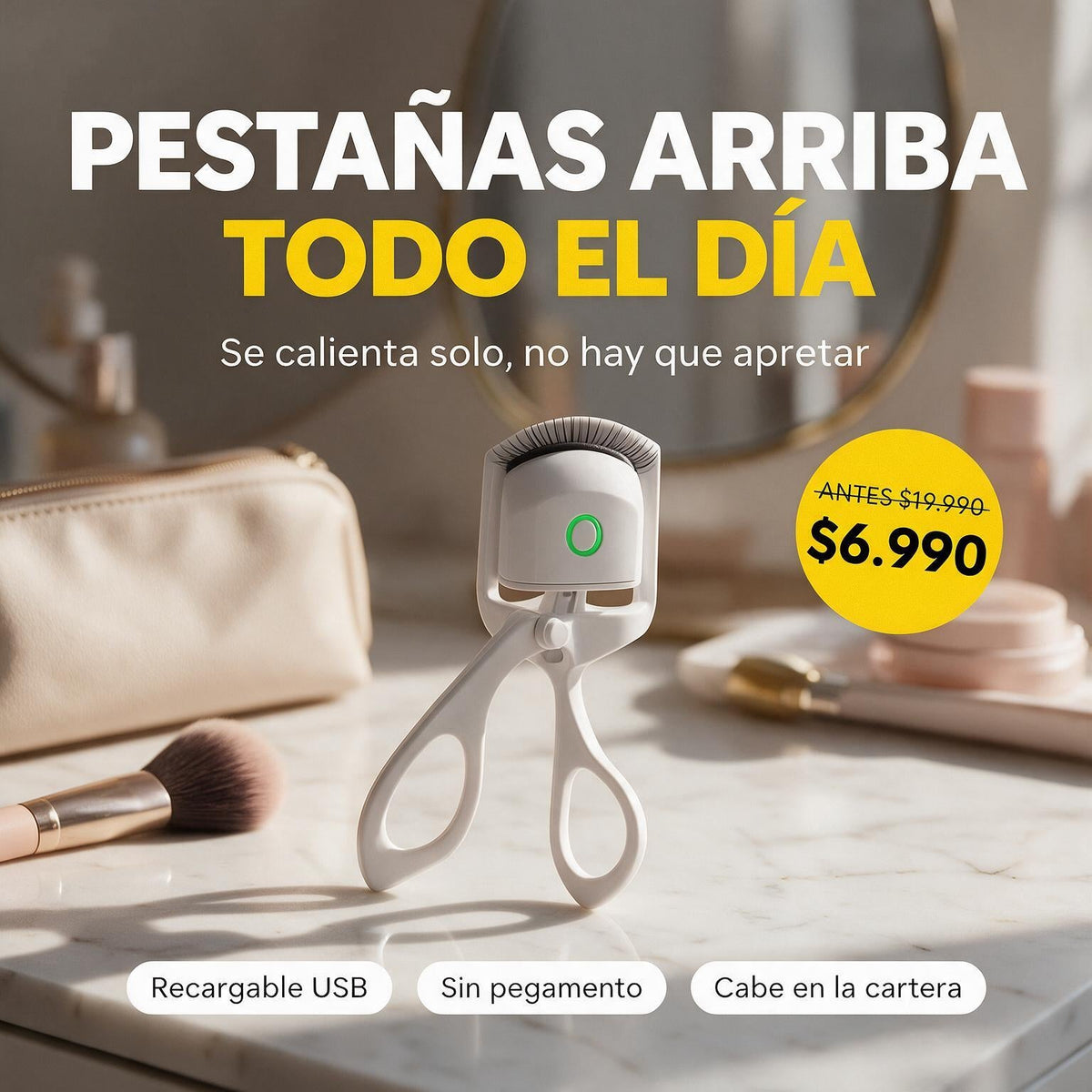 Rizador de Pestañas Eléctrico