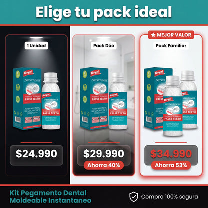 Pegamento Dental - oferta packs