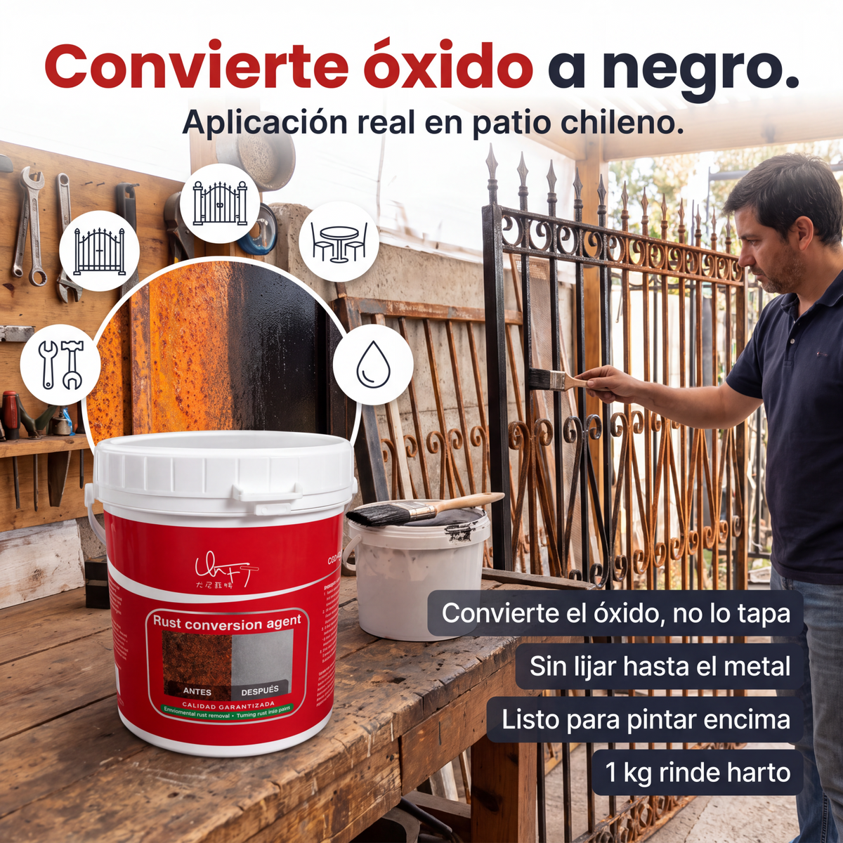 Convertidor de Óxido Anticorrosivo 1 kg