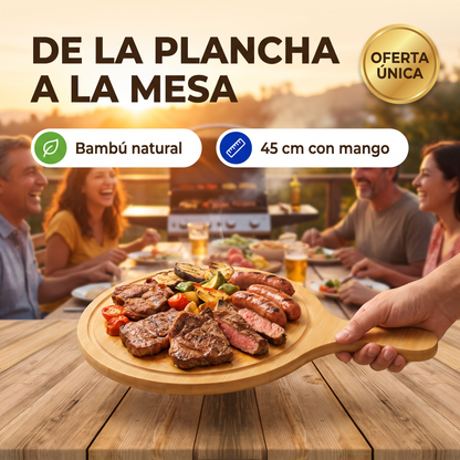 Tabla de Bambu para Servir