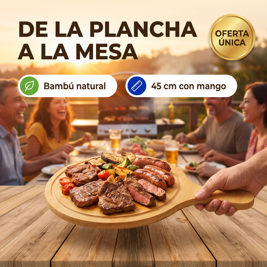 Tabla de Bambu para Servir