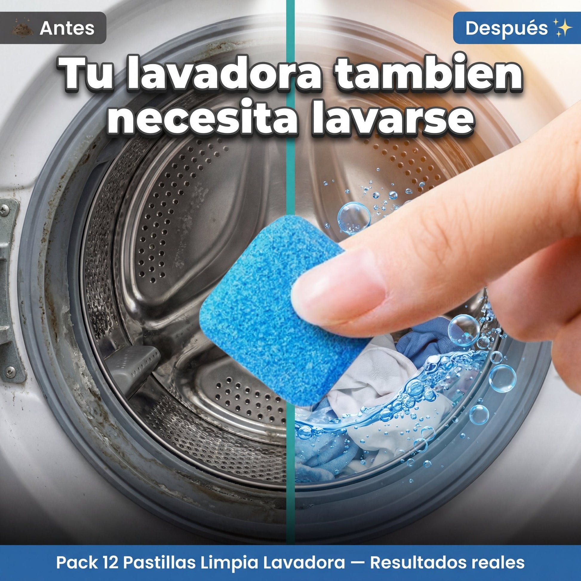 Pastillas - antes y despues