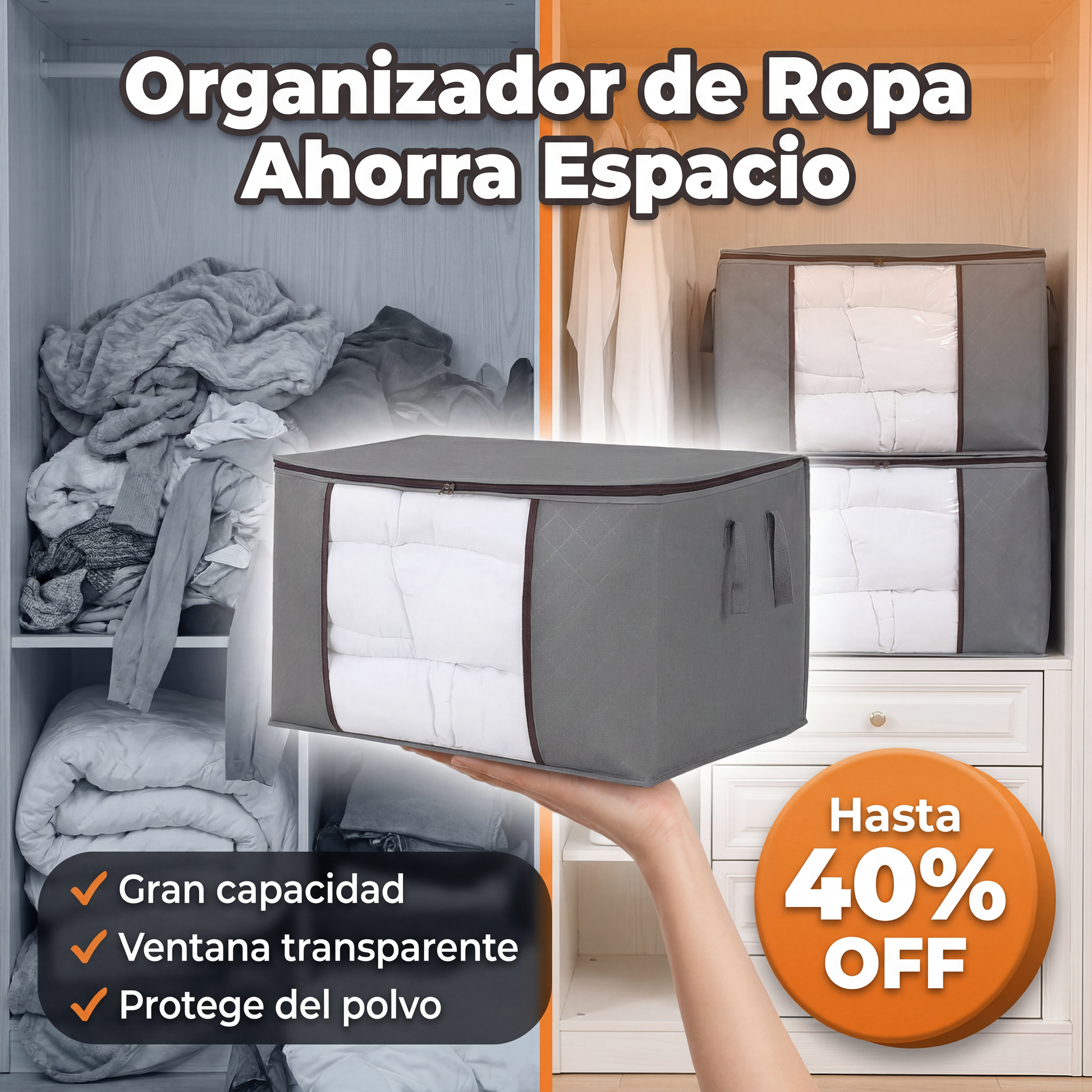Organizador de Ropa - beneficios