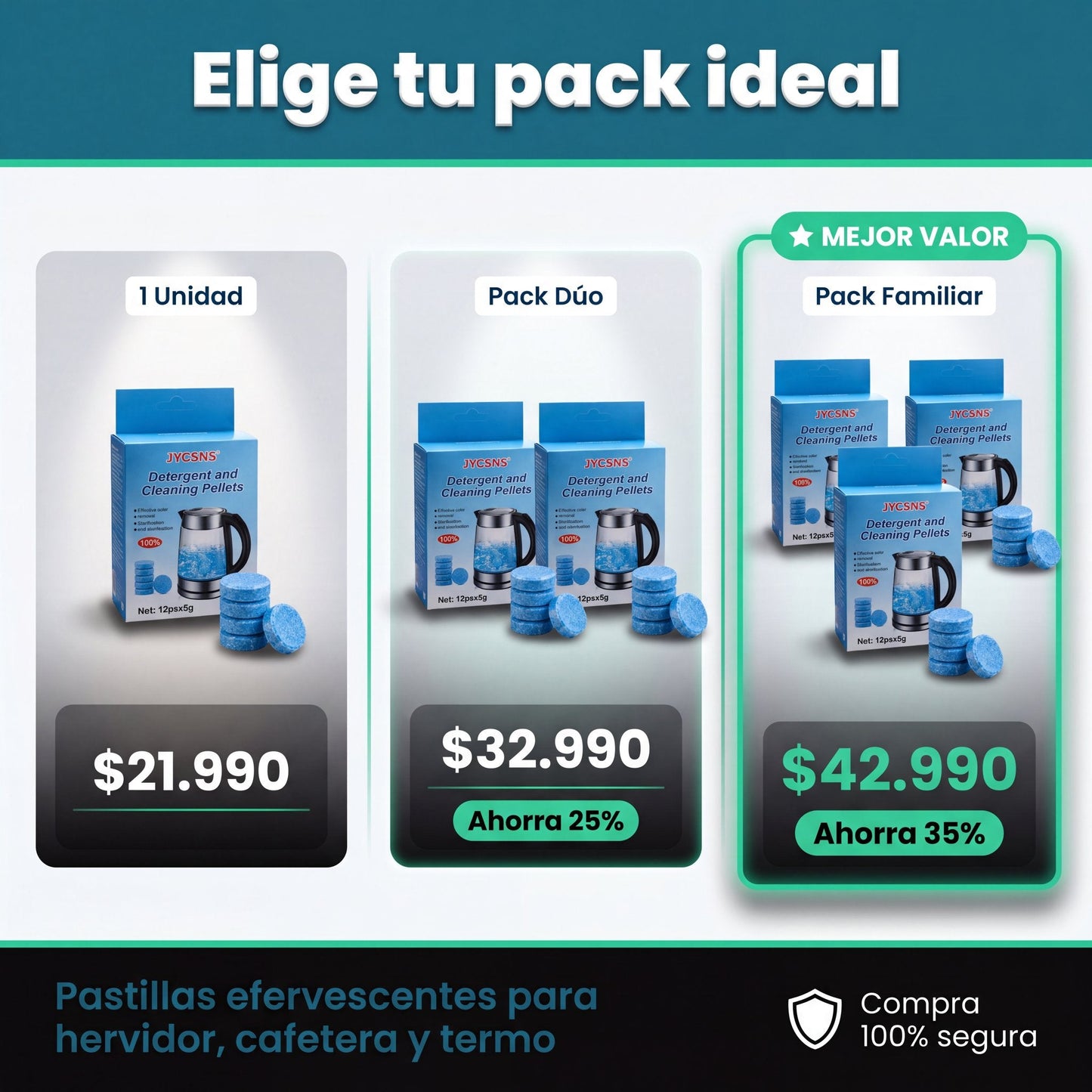 Oferta packs pastillas