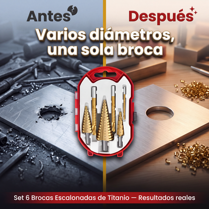 Perforación limpia en metal