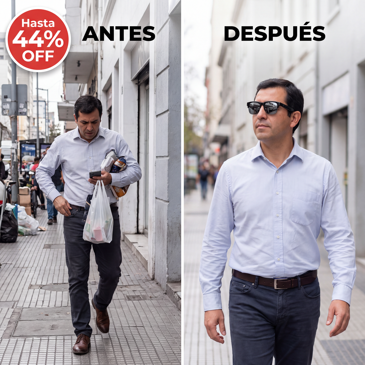 El oido queda libre: escuchas tu musica y el entorno