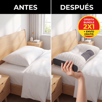 Almohada Cervical Ergonómica — cuatro zonas