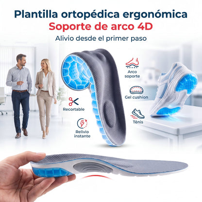 Plantilla Ortopédica 4D Fascitis