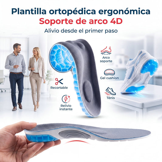 Plantilla Ortopédica 4D Fascitis