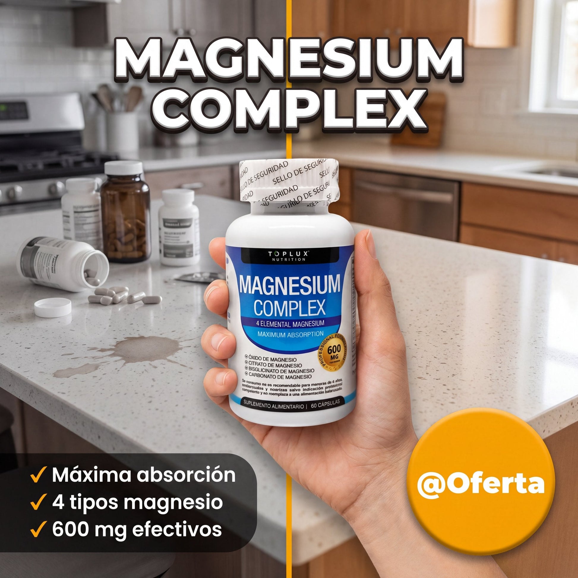 Magnesio Complex - máxima absorción