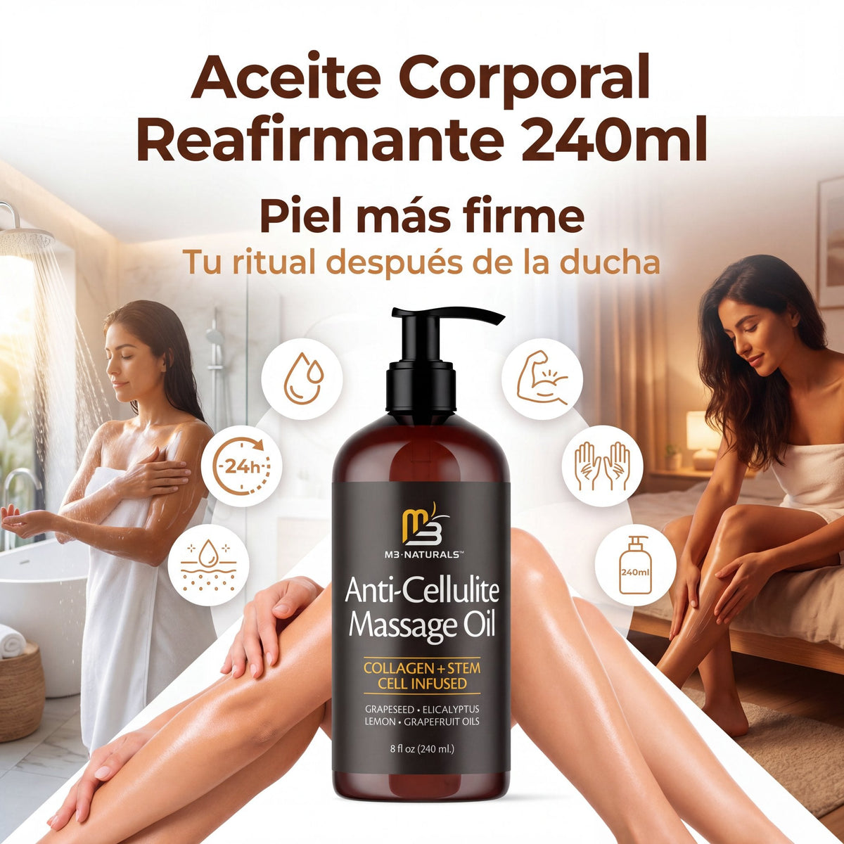 Aceite Corporal Reafirmante 240ml - hero