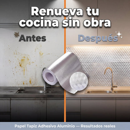 Papel Tapiz - antes y despues