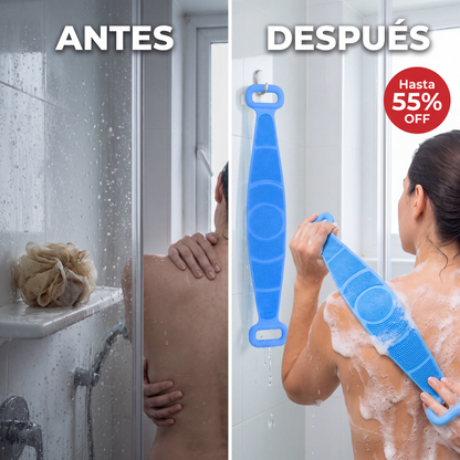 Antes y despues: la esponja de siempre contra la banda de silicona