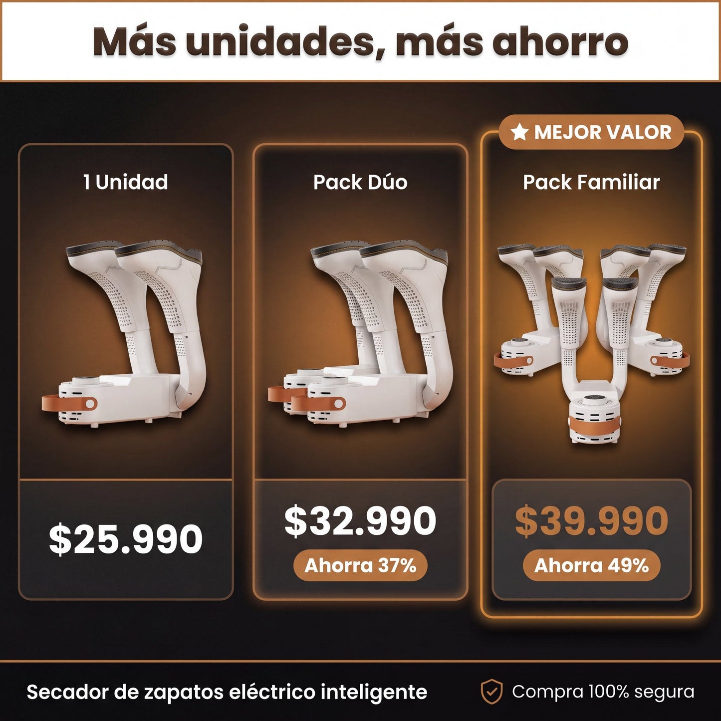 Oferta Secador de Zapatos