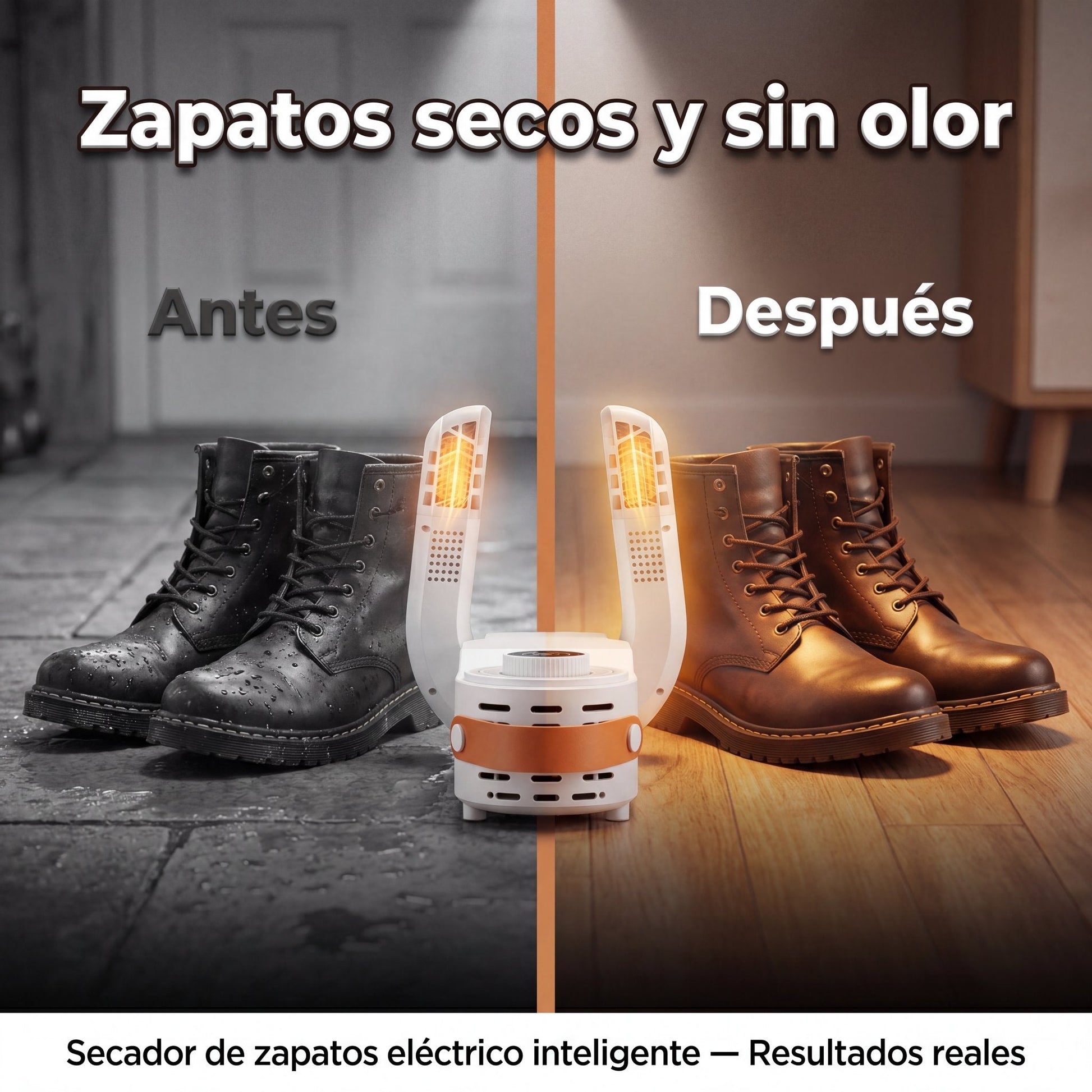 Zapatos secos y sin olor
