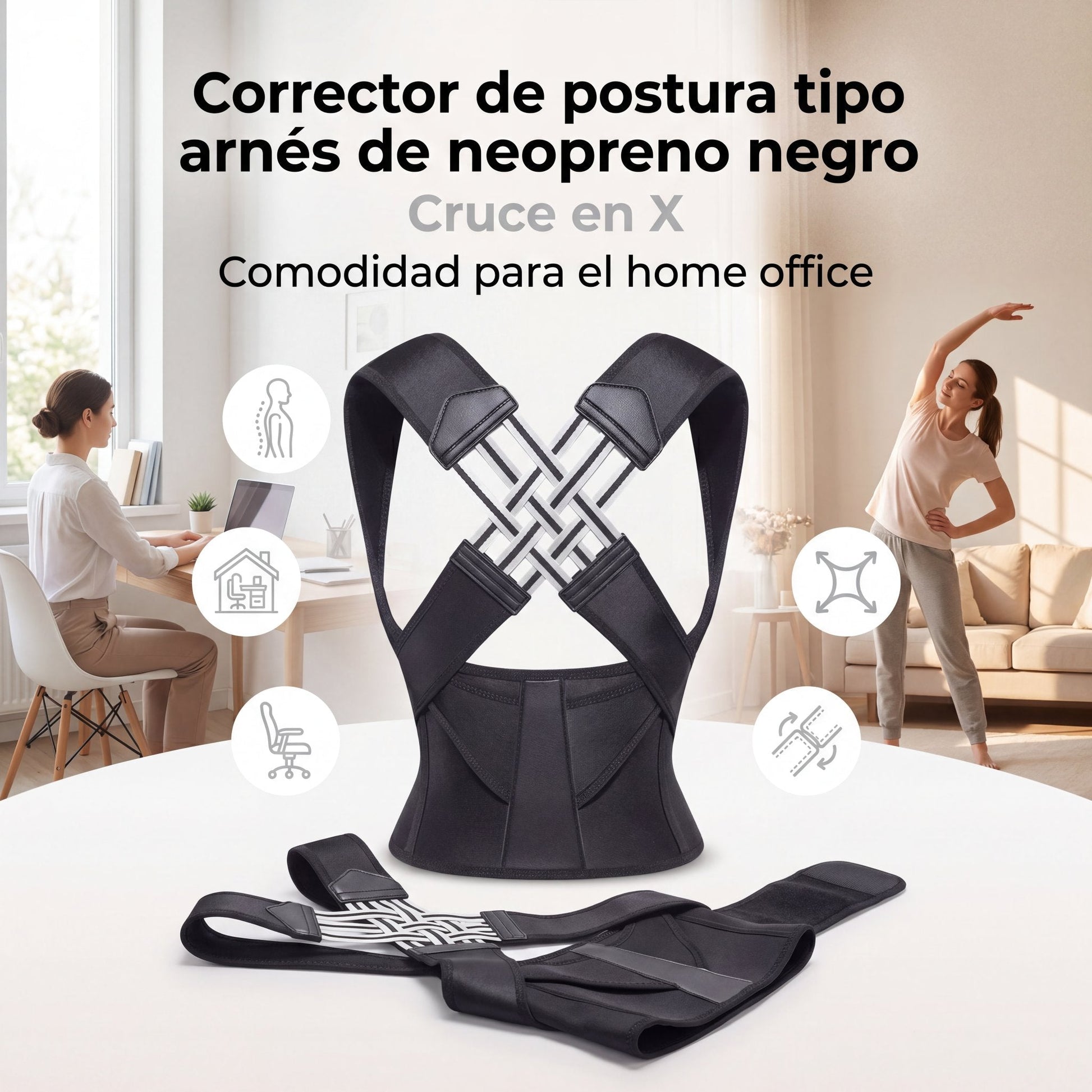 Corrector de Postura con Soporte Lumbar