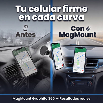Soporte Celular Auto - antes despues