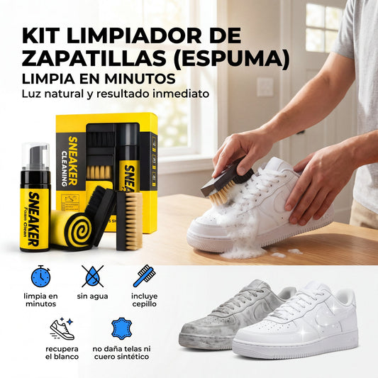 Kit Limpiador de Zapatillas (Espuma) - hero
