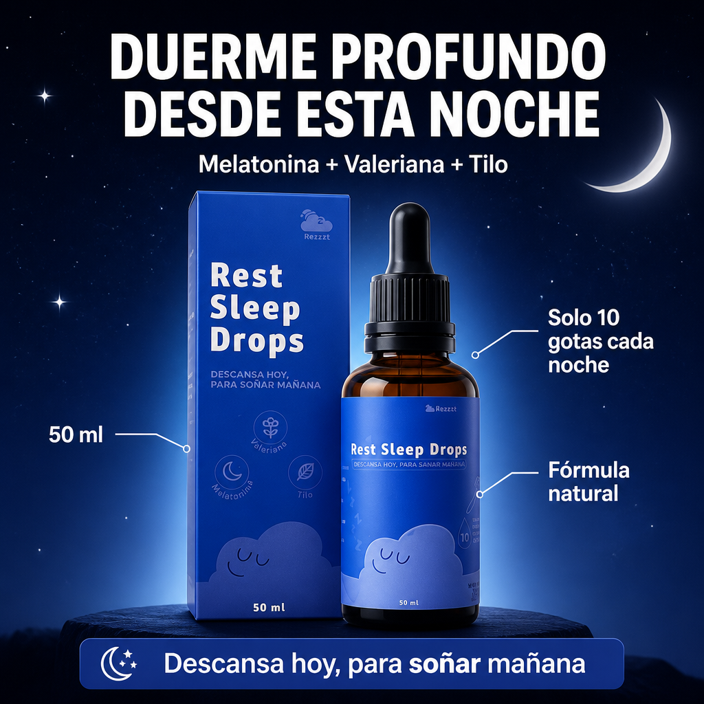 Rest Sleep Drops - Duerme profundo desde esta noche