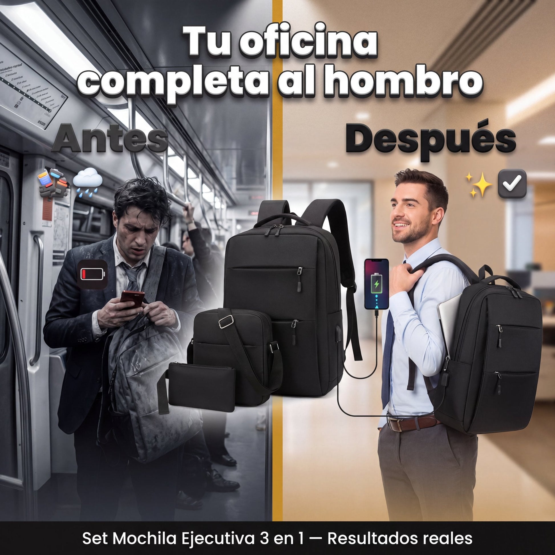 Mochila Ejecutiva - transformacion