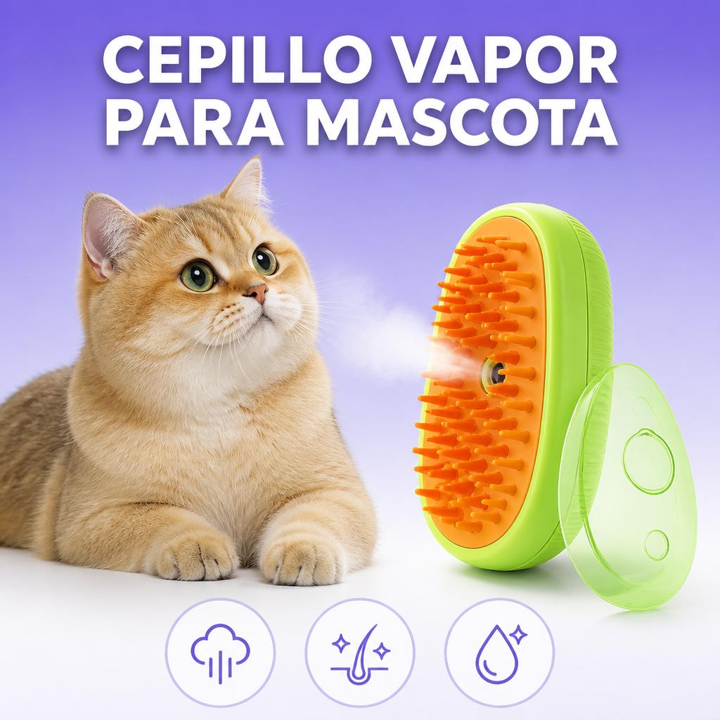 Cepillo Vapor Para Mascota - Trendo Chile